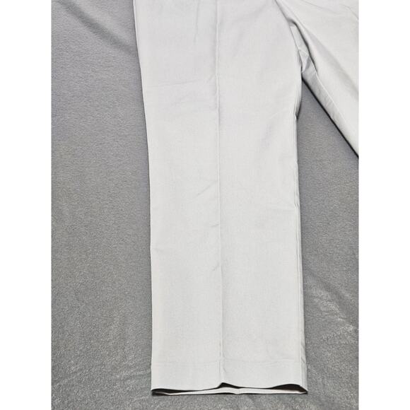 Liz Claiborne Pants Womens 16 Gray Ankle Length Slim Leg Mid Rise Dress Pants - Picture 3 of 13